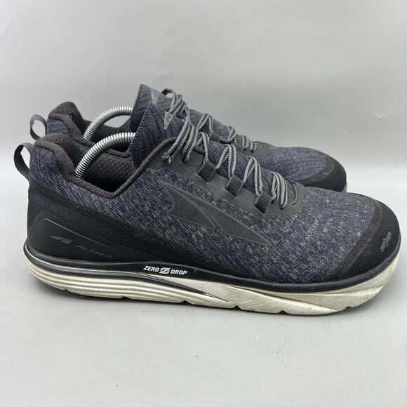 Altra Shoes - Altra Torin 3.5 Knit Running Shoes Men Size 12.5 Black Gray Comfort Low Sneakers